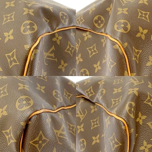 254483 5 LOUIS VUITTON Monogram PVC Keepall Boston Bag Brown