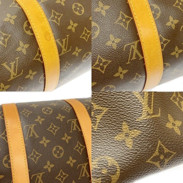 254483 9 LOUIS VUITTON Monogram PVC Keepall Boston Bag Brown