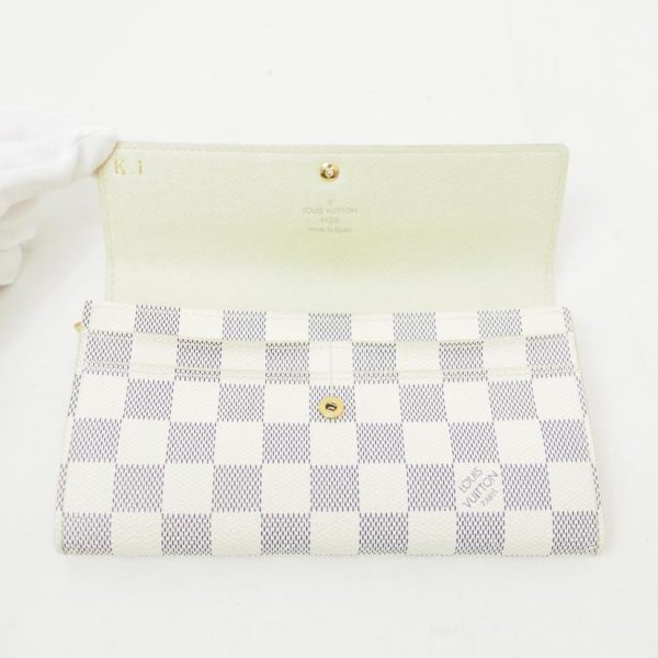 25497 5 Louis Vuitton Sarah Wallet Damier Azur