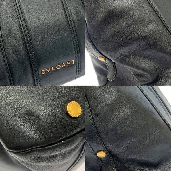 255356 5 Bvlgari Leather B Zero One Shoulder Bag Black