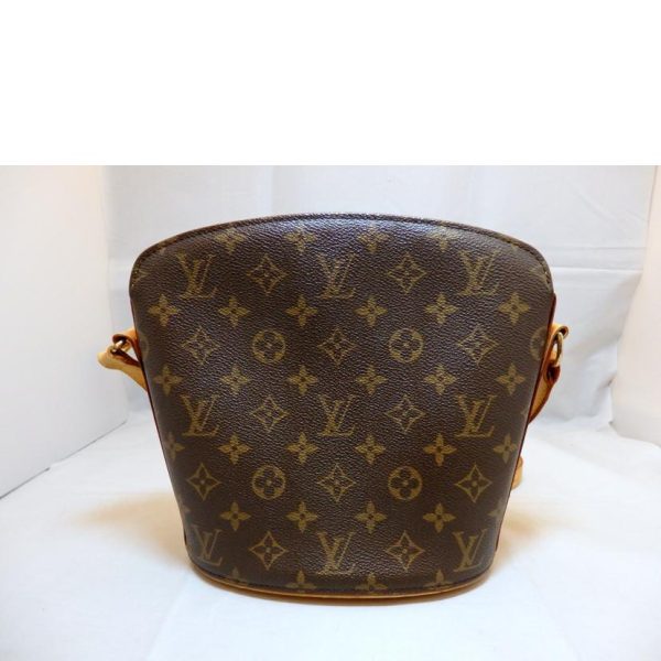 25576 2 Louis Vuitton Drouot Bag Monogram Brown