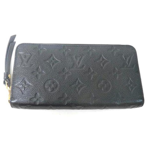 25678 1 Louis Vuitton Zippy Wallet Monogram Empreinte Noir