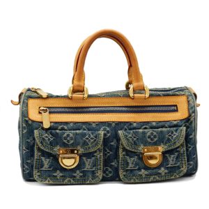 25739 1 Louis Vuitton Biscayne Bay PM Shoulder Bag Monogram Vernis Yellow