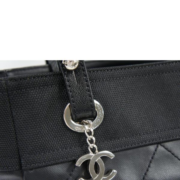 25741 6 Chanel Paris Biarritz Tote Bag Black