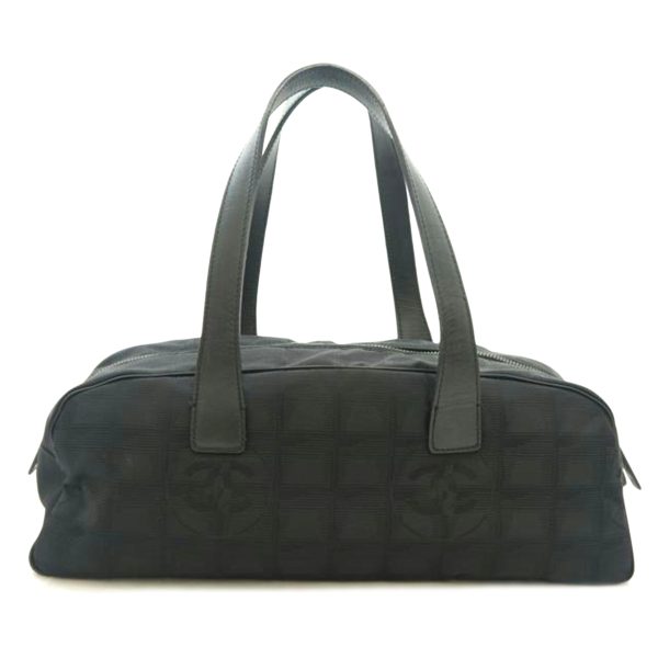 25758 1 Chanel New Travel Line Boston Bag Black