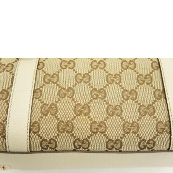 25770 7 GUCCI Abby GG Canvas Mini Tote Handbag