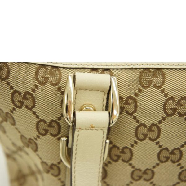 25770 9 GUCCI Abby GG Canvas Mini Tote Handbag