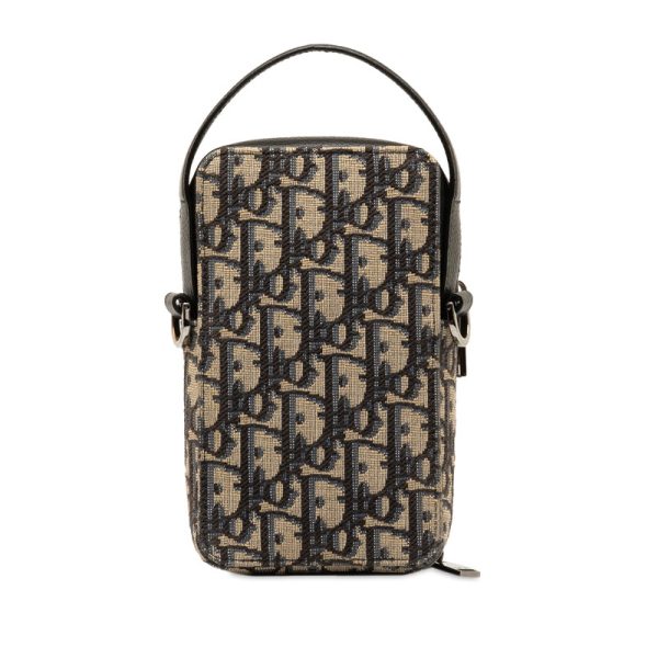 257vylztr032831i 3 Dior Trotter Case Shoulder Bag Black Jacquard