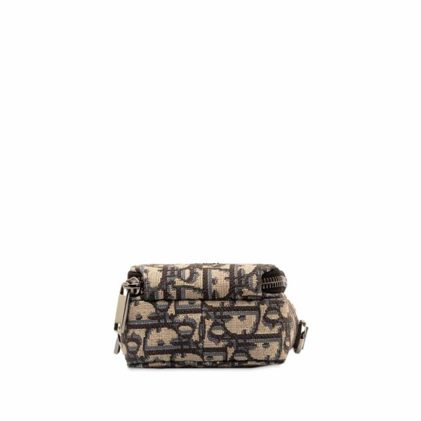 257vylztr032831i 4 Dior Trotter Case Shoulder Bag Black Jacquard