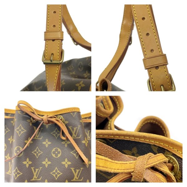 258142 9 LOUIS VUITTON Monogram PVC Noe Shoulder Bag Brown