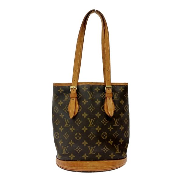 258470 1 LOUIS VUITTON Monogram PVC Bucket PM Shoulder Bag Brown