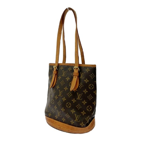 258470 3 LOUIS VUITTON Monogram PVC Bucket PM Shoulder Bag Brown