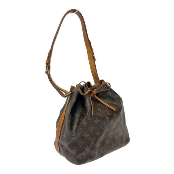 258542 2 LOUIS VUITTON Monogram PVC Petit Noe Shoulder Bag Brown