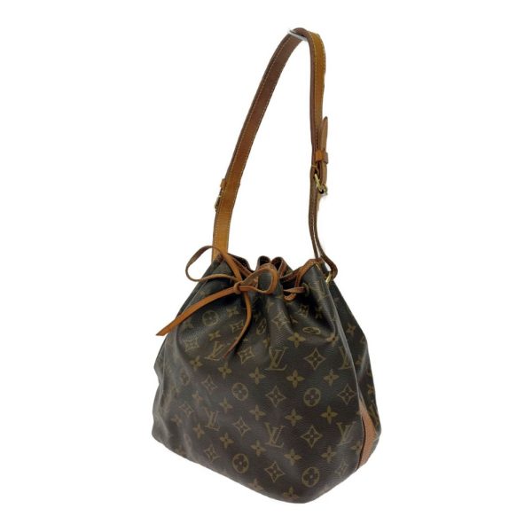 258542 3 LOUIS VUITTON Monogram PVC Petit Noe Shoulder Bag Brown