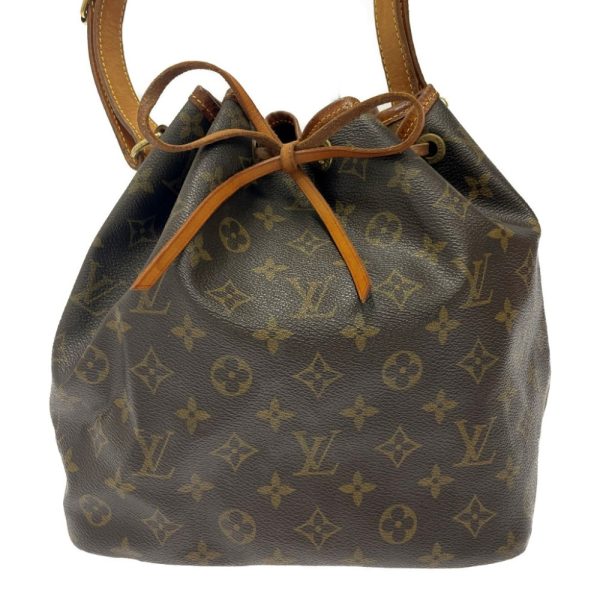 258542 4 LOUIS VUITTON Monogram PVC Petit Noe Shoulder Bag Brown