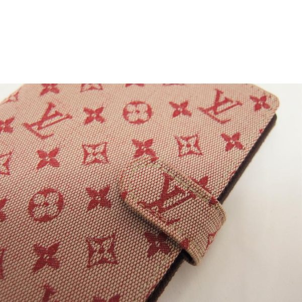 25866 7 Louis Vuitton Agenda PM Bag Monogram Mini Cherry