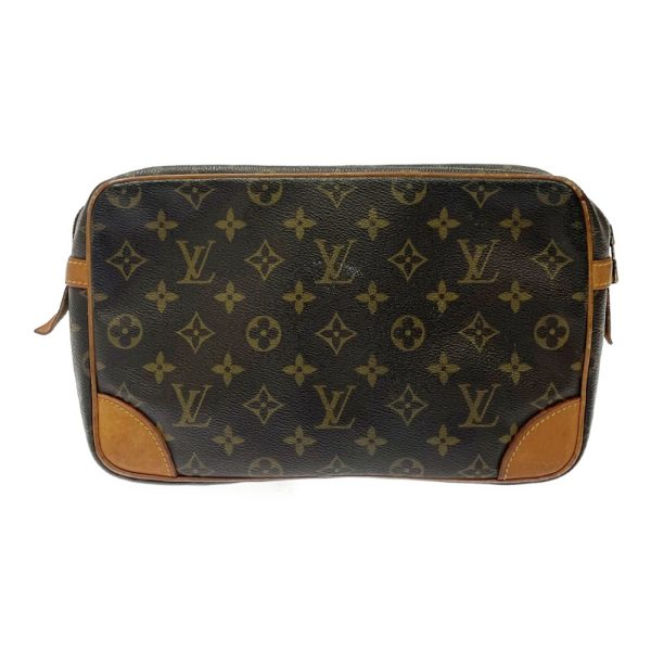 258677 4 LOUIS VUITTON Monogram PVC Compiegne Brown Shoulder Bag