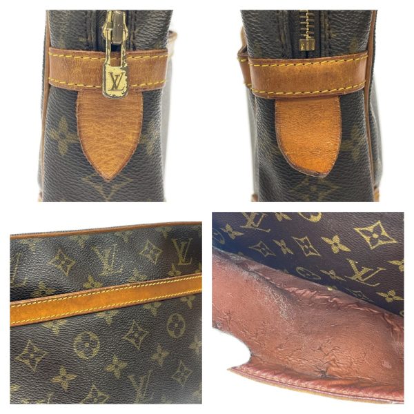 258677 7 LOUIS VUITTON Monogram PVC Compiegne Brown Shoulder Bag