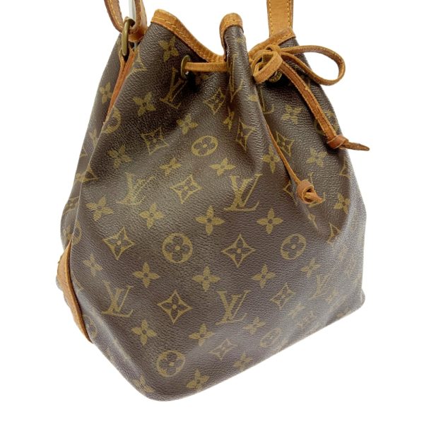 258710 3 LOUIS VUITTON Monogram PVC Petit Noe Brown Shoulder Bag