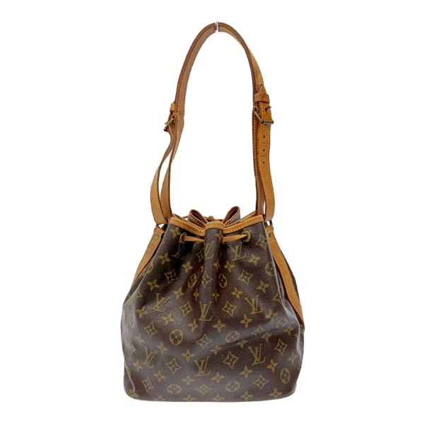 258710 4 LOUIS VUITTON Monogram PVC Petit Noe Brown Shoulder Bag