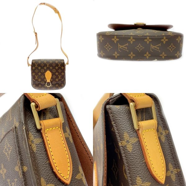 258862 7 LOUIS VUITTON Monogram PVC Saint Cloud GM Brown Shoulder Bag