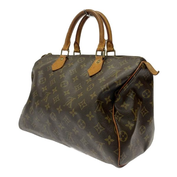 258932 3 LOUIS VUITTON Monogram PVC Speedy Boston Bag Brown