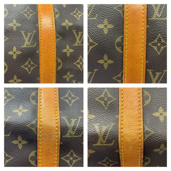 259006 6 LOUIS VUITTON Monogram PVC Keepall Boston Bag Brown