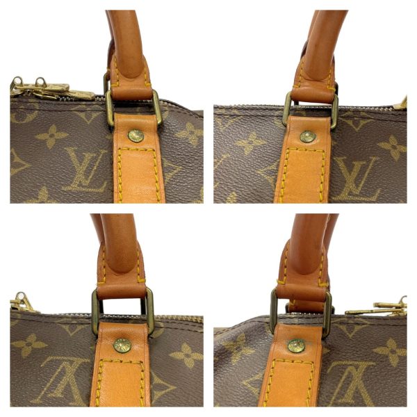 259006 7 LOUIS VUITTON Monogram PVC Keepall Boston Bag Brown