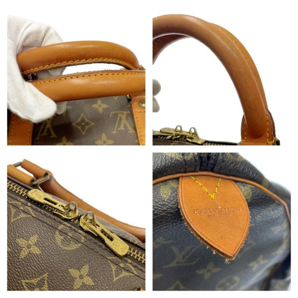 259006 8 LOUIS VUITTON Monogram PVC Keepall Boston Bag Brown