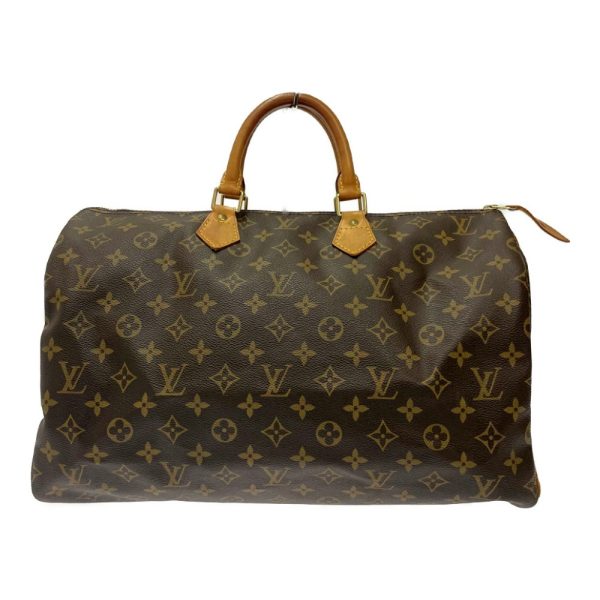 259039 1 LOUIS VUITTON Monogram PVC Speedy Boston Bag Brown