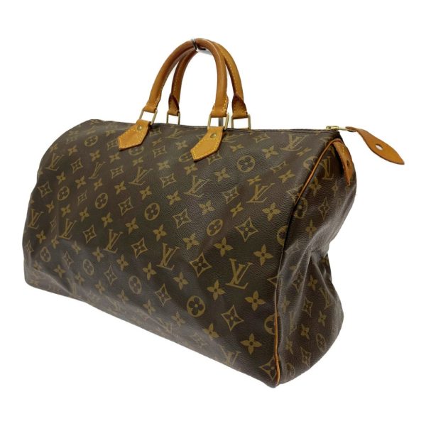 259039 3 LOUIS VUITTON Monogram PVC Speedy Boston Bag Brown