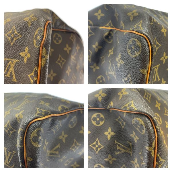 259039 6 LOUIS VUITTON Monogram PVC Speedy Boston Bag Brown