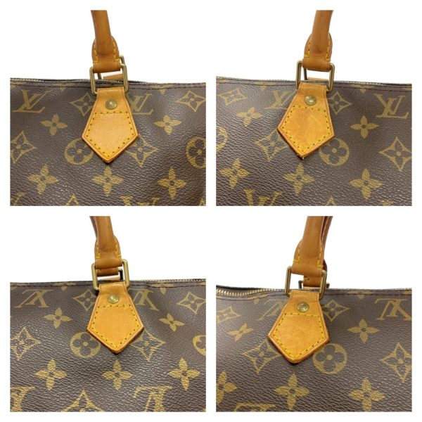 259039 7 LOUIS VUITTON Monogram PVC Speedy Boston Bag Brown