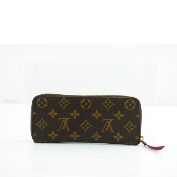 25954 2 Louis Vuitton Portefeuil Clemence Monogram Wallet Brown