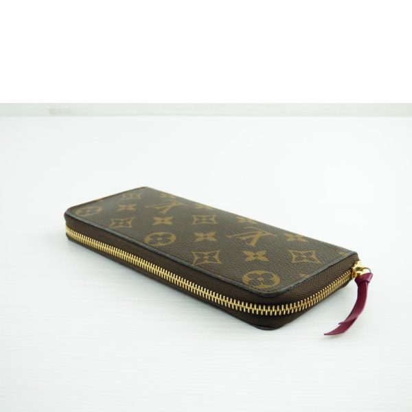 25954 3 Louis Vuitton Portefeuil Clemence Monogram Wallet Brown