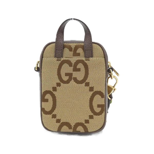 2600065134276 2 b Gucci GG Messenger Canvas Bag Brown