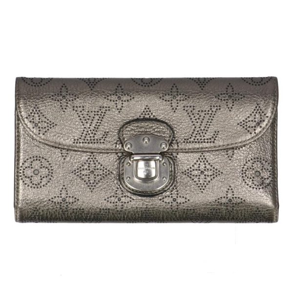 26136 1 Louis Vuitton Portefeuil Amelia Mahina Wallet Bronze