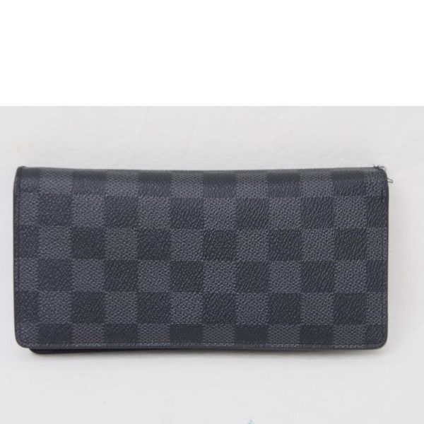 26197 2 Louis Vuitton Brazza Wallet Damier Graphite