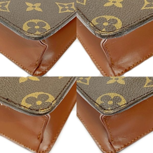 262363 5 LOUIS VUITTON Monogram PVC Pochette Homme Brown Clutch Bag