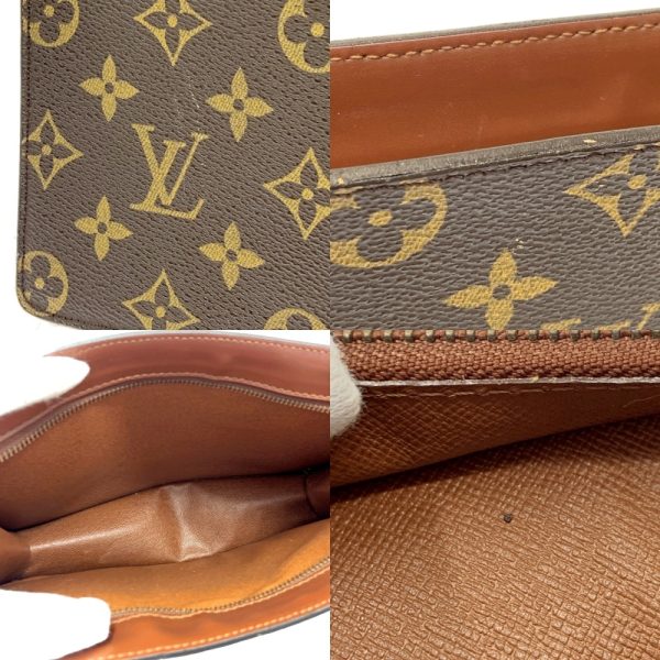 262363 8 LOUIS VUITTON Monogram PVC Pochette Homme Brown Clutch Bag