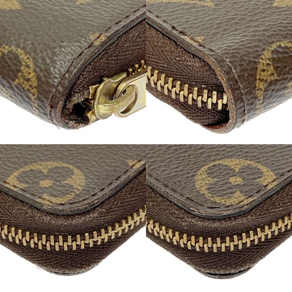 262496 5 LOUIS VUITTON Monogram PVC Zippy Coin Purse Brown Coin Case