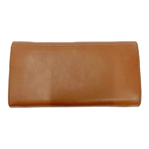 262540 4 Celine Leather Long Wallet Brown