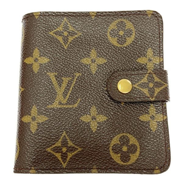 262682 1 LOUIS VUITTON Monogram PVC Compact Zip Brown Bifold Wallet