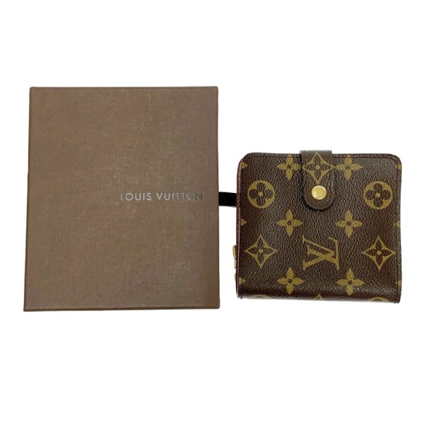 262682 10 LOUIS VUITTON Monogram PVC Compact Zip Brown Bifold Wallet