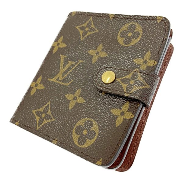 262682 2 LOUIS VUITTON Monogram PVC Compact Zip Brown Bifold Wallet