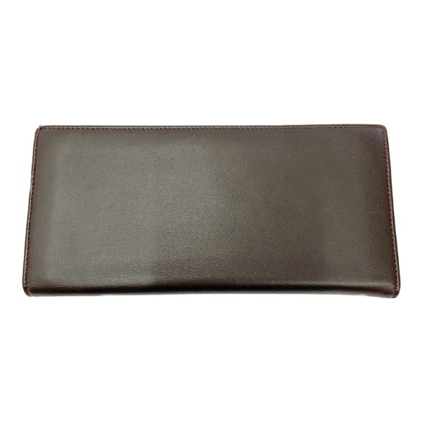 262683 4 Loewe Leather Anagram Long Wallet Brown