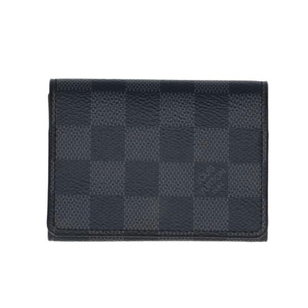 26364 1 Louis Vuitton Anvelope Card Holder Damier Graphite Gray