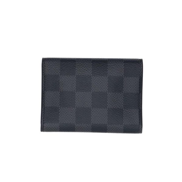 26364 2 Louis Vuitton Anvelope Card Holder Damier Graphite Gray