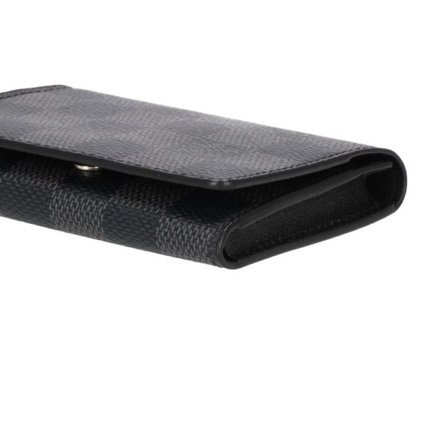 26364 3 Louis Vuitton Anvelope Card Holder Damier Graphite Gray