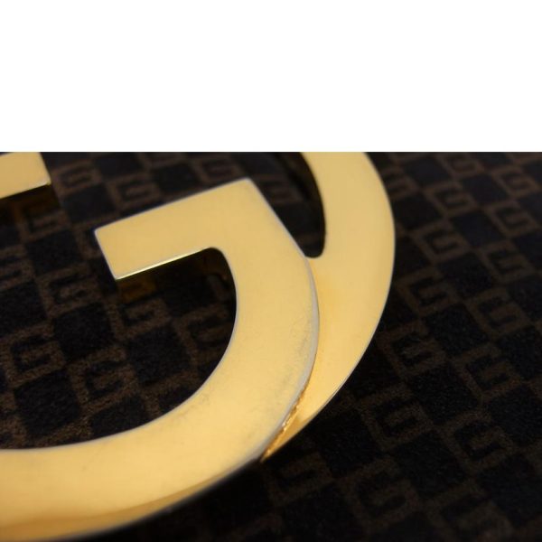 26580 8 Gucci G Metal Fittings Suede Clutch Bag